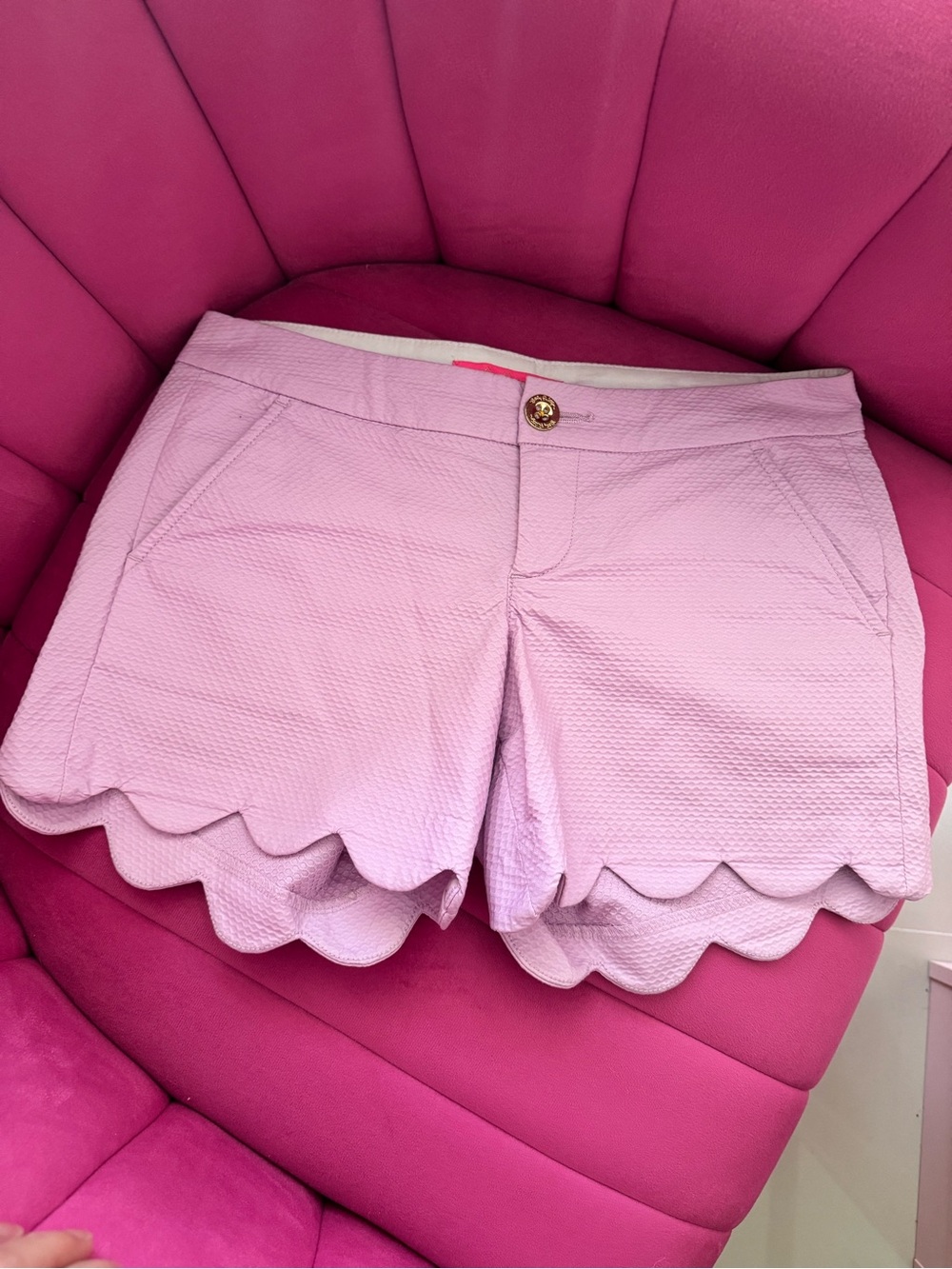 Lilly Pulitzer lilac buttercup shorts